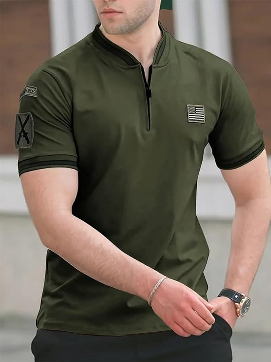 Lymio Polo T Shirt for Men || T Shirt for Man || Collar T Shirt Style Men (Packs Also Available) (Polo-51-54)